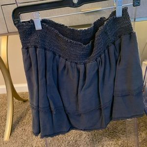 Navy/charcoal skirt